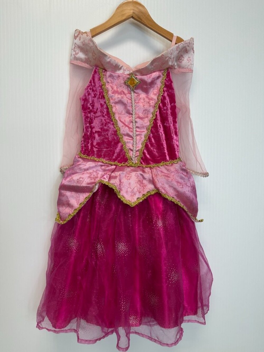 Aurora Dress Girl 4 Toddler Disney Sleeping Princess Halloween Costume Party Ex